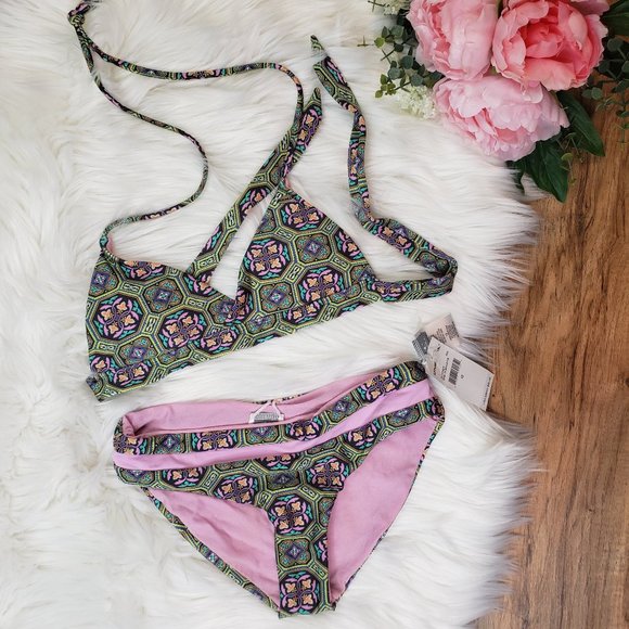 NWT O'Neill Girls Evelyn Bikini Swimsuit - Picture 5 of 10